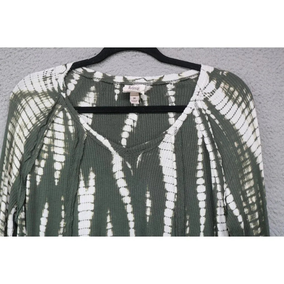 Knox Rose Long Sleeve Tie-Dye Tunic-Size Medium-Hi-Lo - Picture 3 of 7